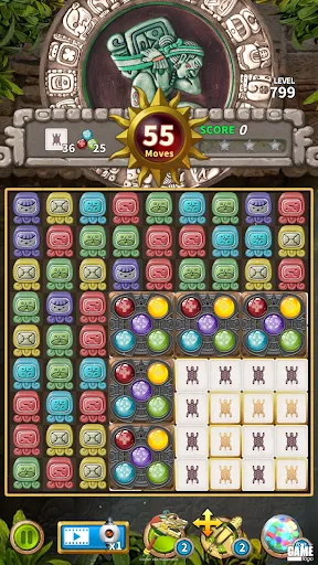 Glyph of Maya - Match 3 Puzzle Ekran Görüntüleri