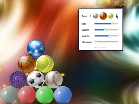 Tangkapan layar Jiggle Balls Studio iPad 