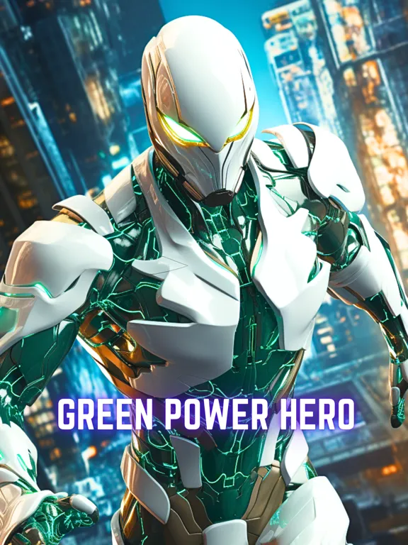 Capturas de tela do Green Power Hero Iron Games iPad 