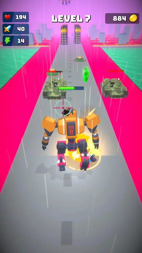 Captures d'écran de Robot armoured biped fighting