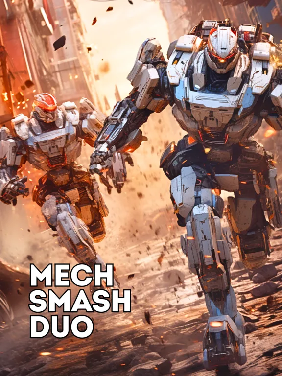 Mech Smash Duo Robot Fighting iPad  Screenshots