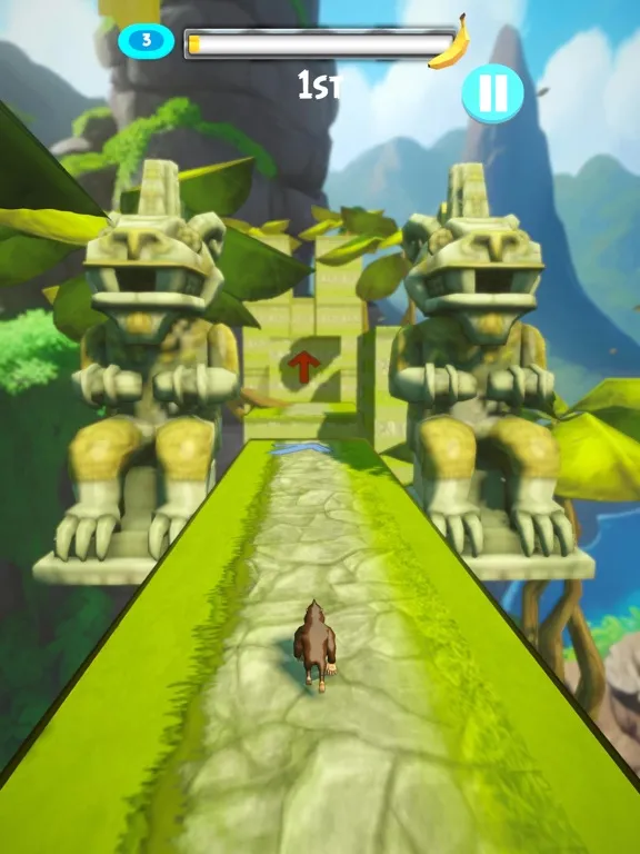 Monkey Parkour Climb Run iPad  स्क्रीनशॉट