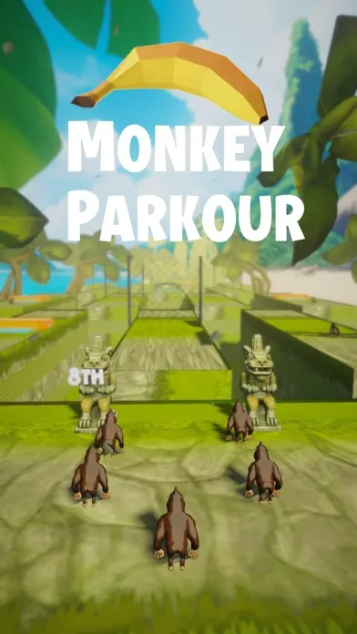 Monkey Parkour Climb Run स्क्रीनशॉट