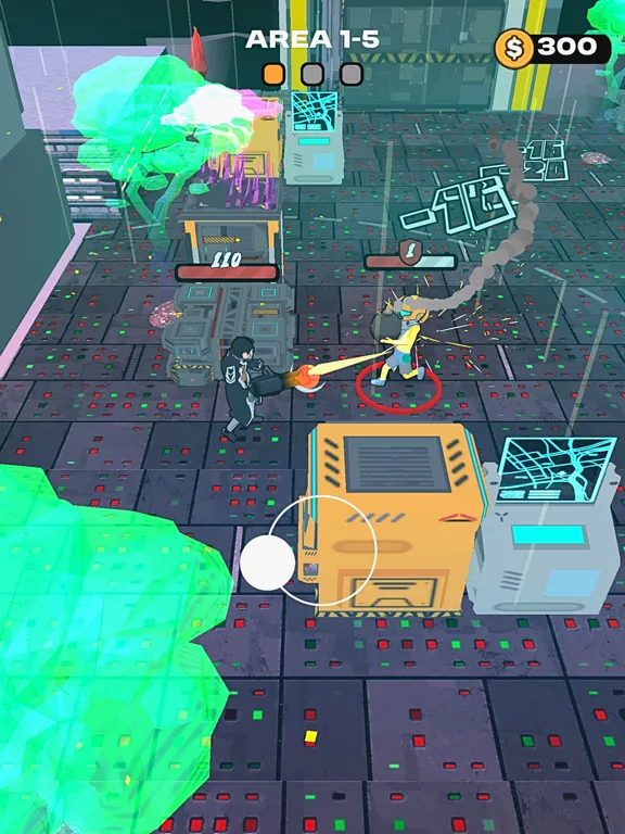 Capturas de tela do Cyber Havoc gun shooting games iPad 