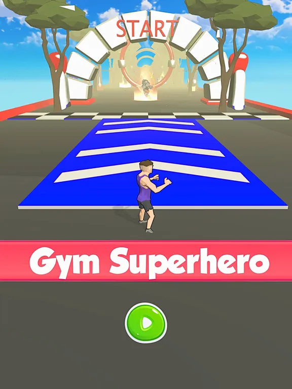 Gym Superhero Fitness Running iPad 應用截圖