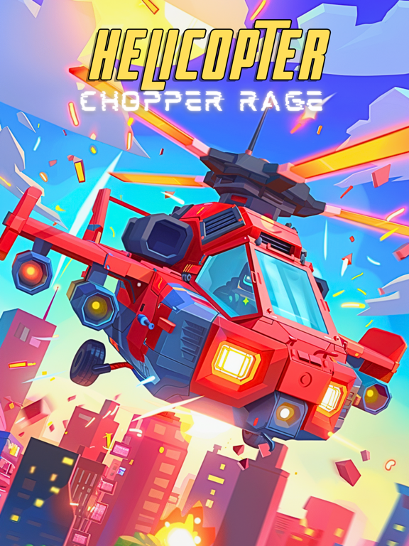 Helicopter Chopper Rage games iPad  سکرین شاٹس