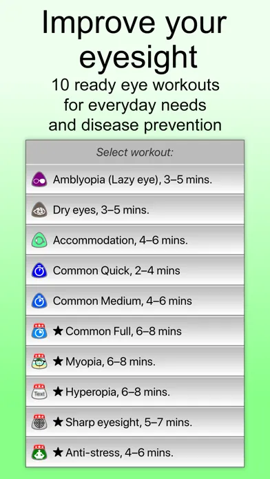 Eyes + Vision: training & care应用截图