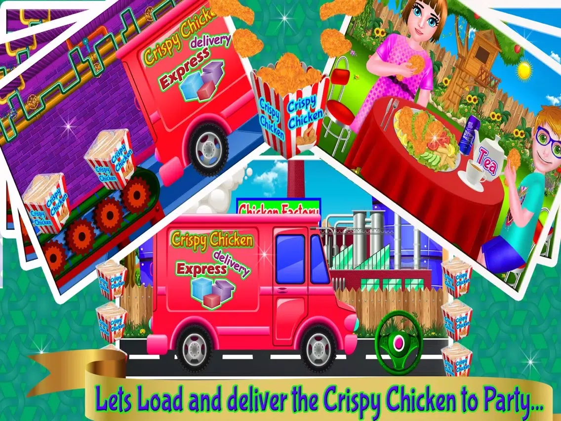 Crispy Chicken Factory iPad 应用截图
