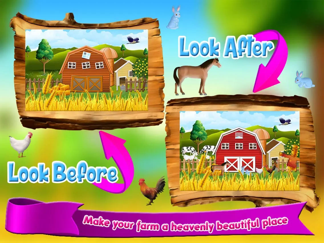 Family Holidays to Farm-farm games iPad  Screenshots