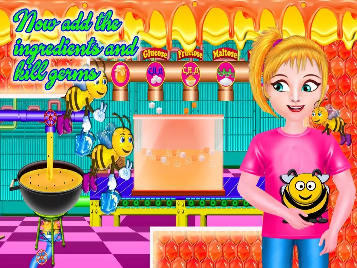 ภาพหน้าจอของ Honey Bee Farming Factory iPad 