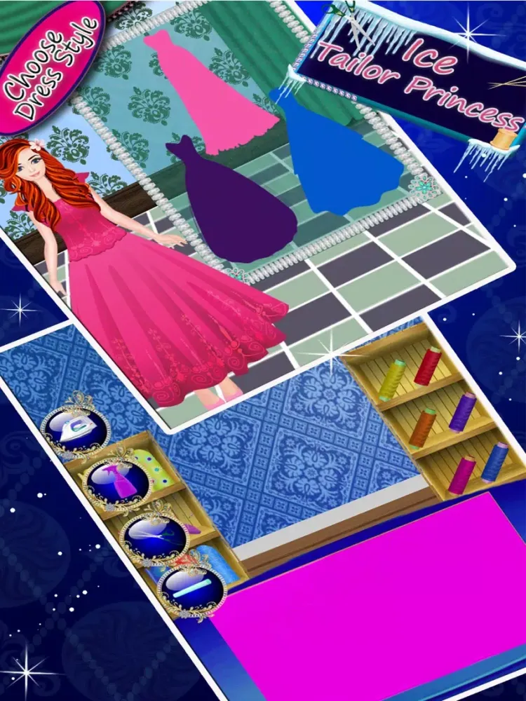 Ice Princess Tailor iPad  Screenshots