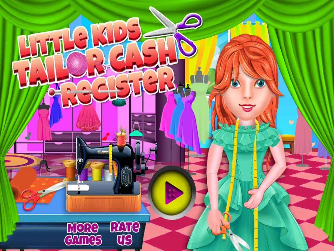 Tangkapan skrin Little Kids Tailor Cash Register iPad 