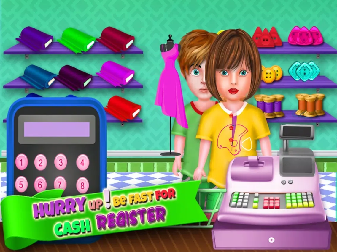 Tangkapan skrin Little Kids Tailor Cash Register iPad 