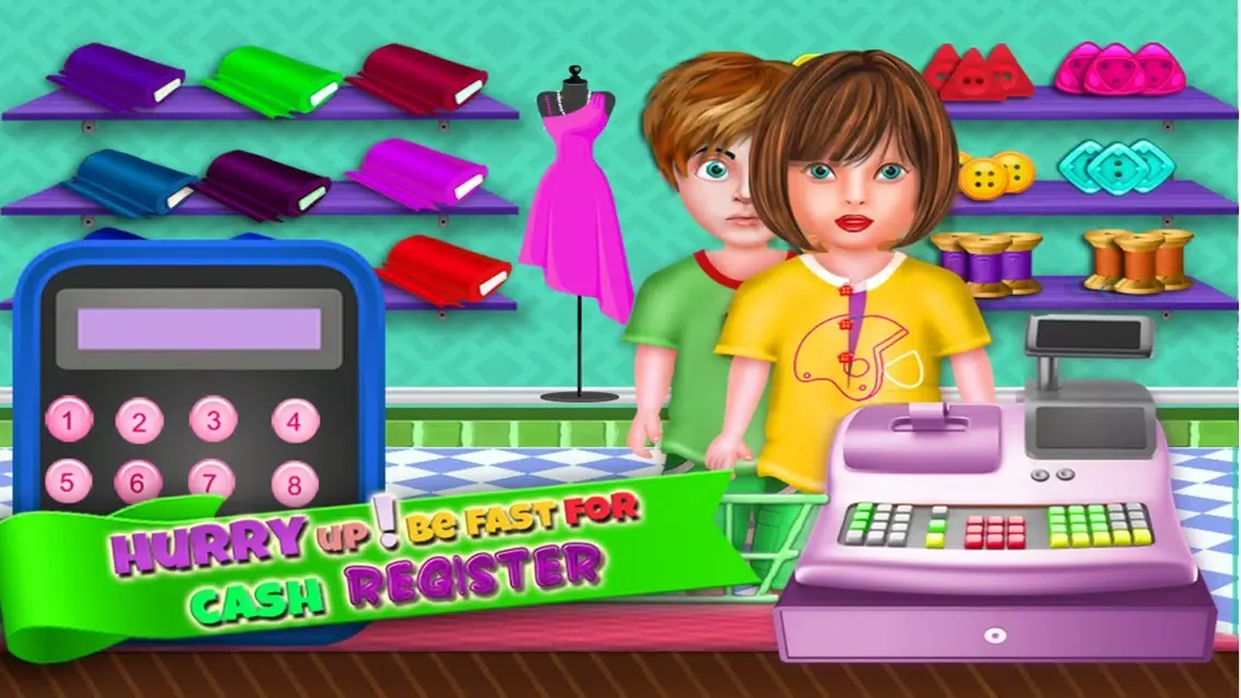 Tangkapan skrin Little Kids Tailor Cash Register