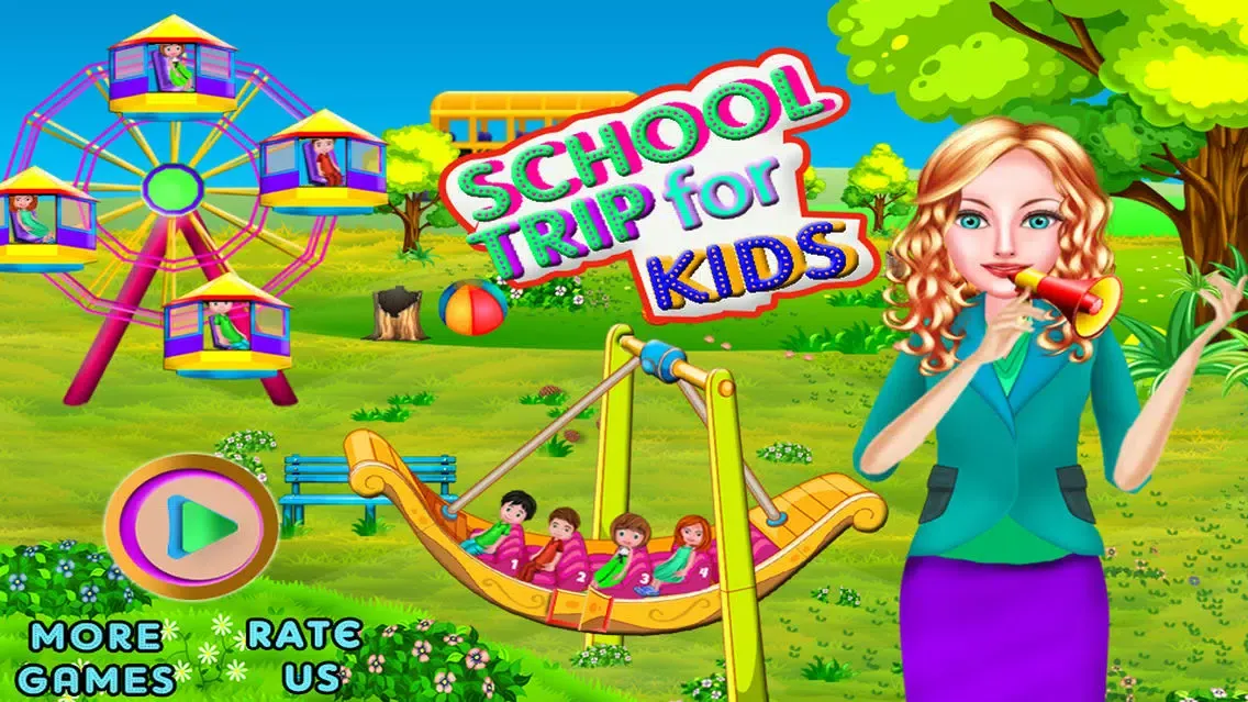 Capturas de tela do School Trip For Kids