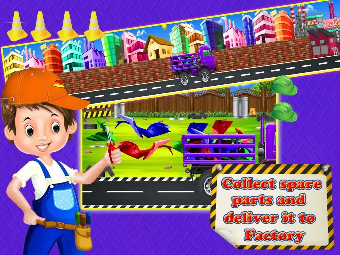Sports bike factory simulator iPad  স্ক্রিনশট