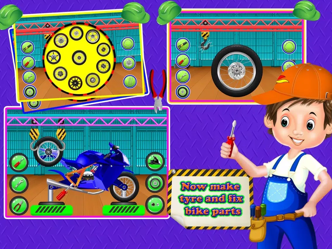 Sports bike factory simulator iPad  স্ক্রিনশট