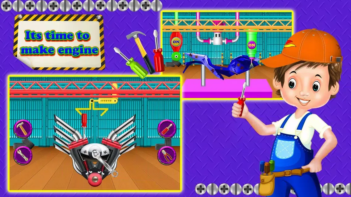 Sports bike factory simulator স্ক্রিনশট
