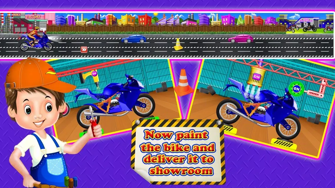 Sports bike factory simulator স্ক্রিনশট