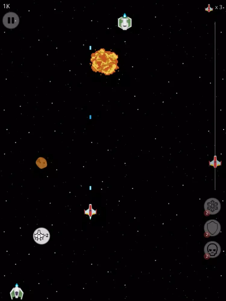 ภาพหน้าจอของ Galaxy Guardian: Space Shooter iPad 