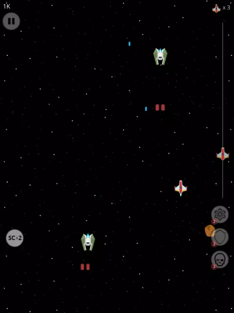 ภาพหน้าจอของ Galaxy Guardian: Space Shooter iPad 