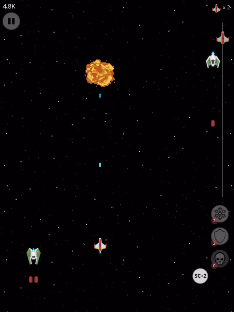 ภาพหน้าจอของ Galaxy Guardian: Space Shooter iPad 