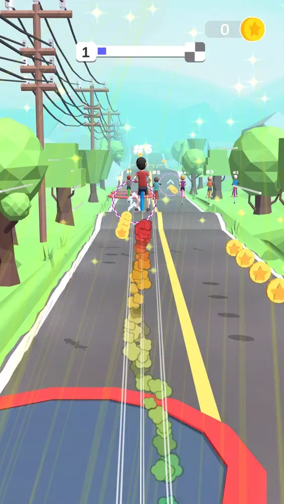 Capturas de tela do Pogo Runner 3D