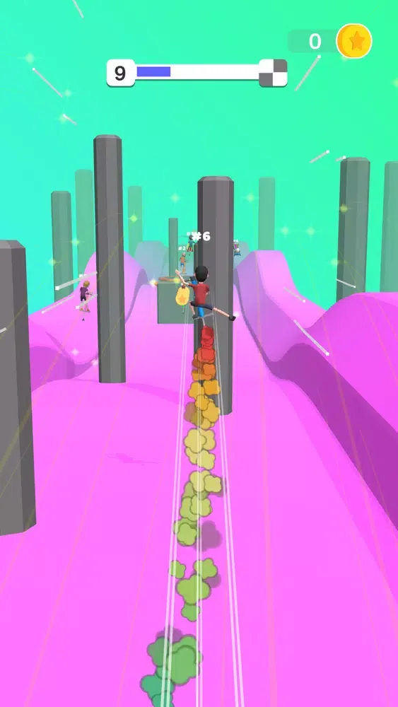 Capturas de tela do Pogo Runner 3D