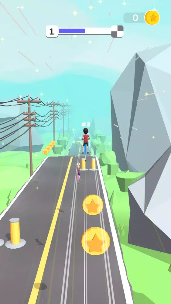 Capturas de tela do Pogo Runner 3D