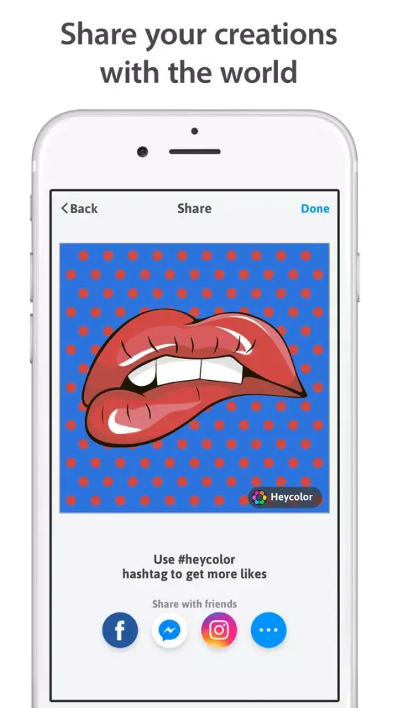 Heycolor - Coloring Book for Adults, Stress Relief应用截图