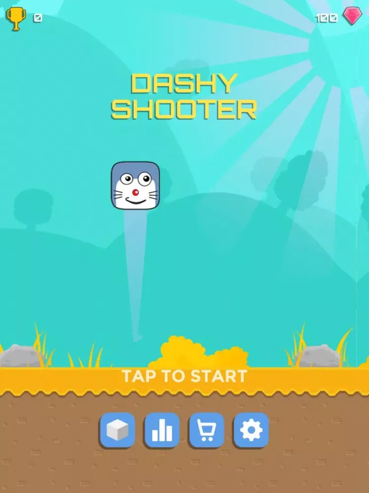 Tangkapan layar Dashy Shooter iPad 