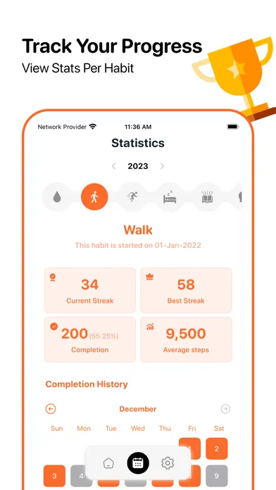Habit Tracker - HabitView স্ক্রিনশট