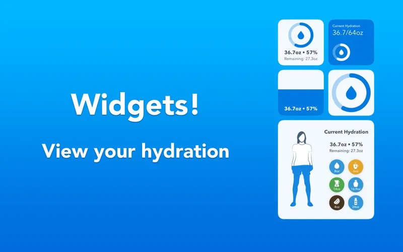 Скриншоты WaterMinder - Water Tracker