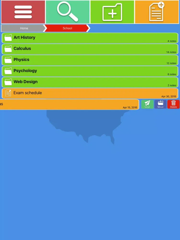 Capturas de tela do RemiNote - Virtual Notebook & Organizer iPad 