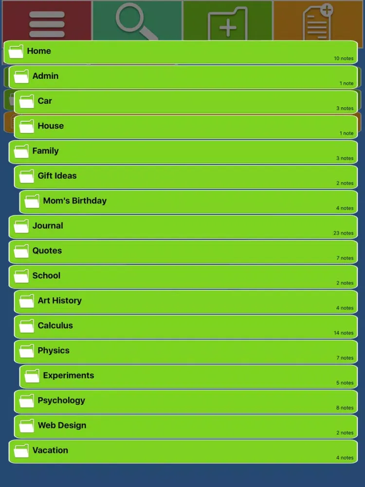 Capturas de tela do RemiNote - Virtual Notebook & Organizer iPad 