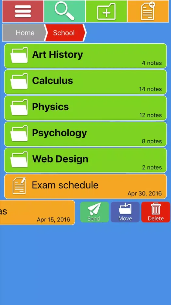 Capturas de tela do RemiNote - Virtual Notebook & Organizer
