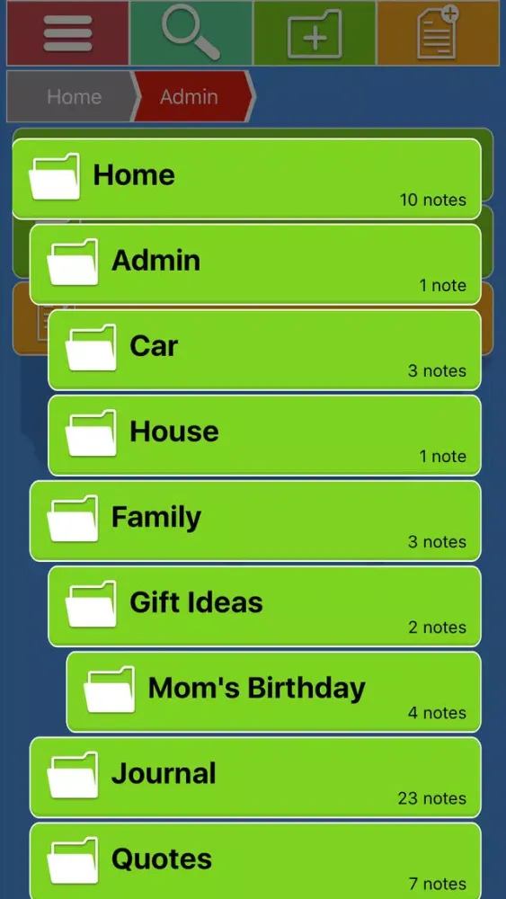 Capturas de tela do RemiNote - Virtual Notebook & Organizer