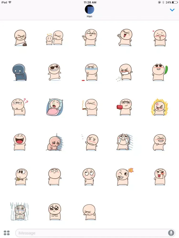 Funnymanmoji iPad  Screenshots