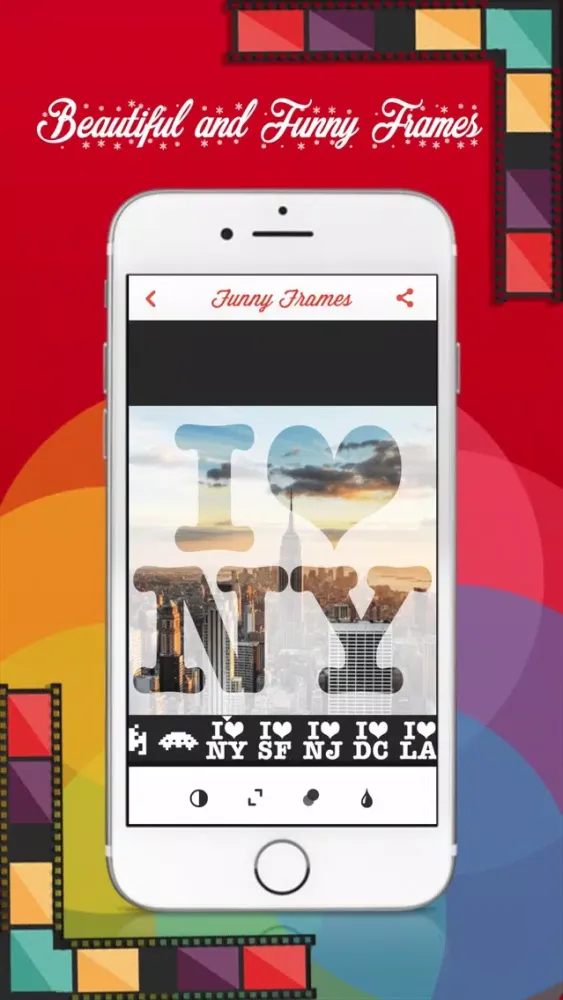 Ảnh chụp màn hình của Funny image Frames - Photo Editor