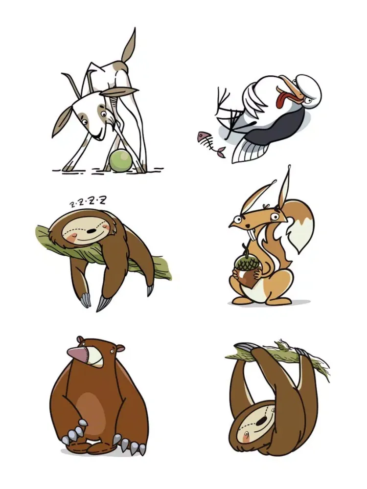 Zrzuty ekranu Funnymals Stickers iPad 