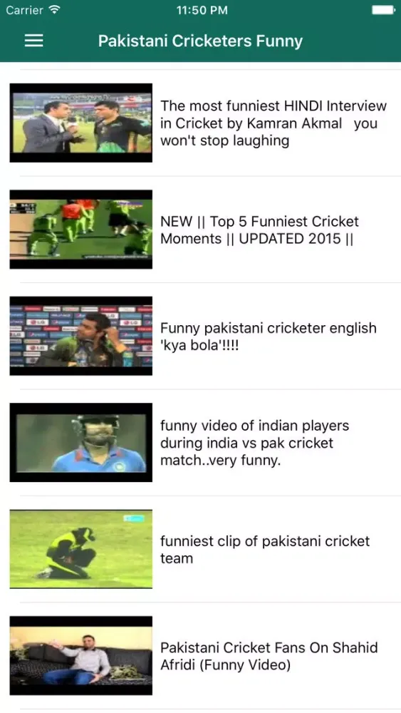 Tangkapan layar Pakistani Funny Parodies