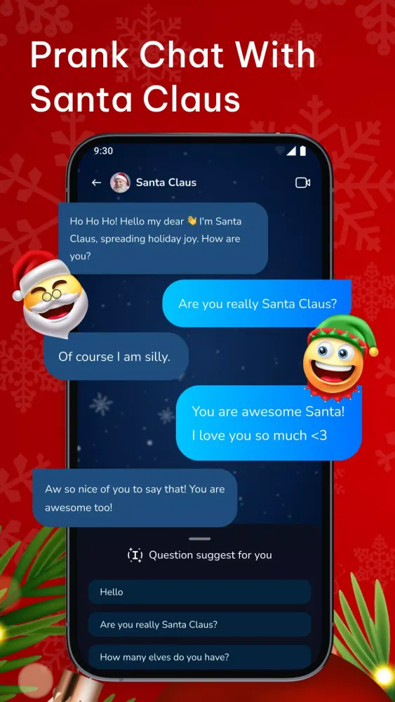 Zrzuty ekranu Call Santa Claus