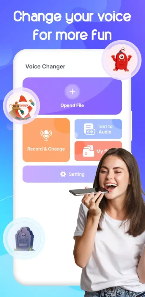 Captures d'écran de Voice Changer by Audio Effects
