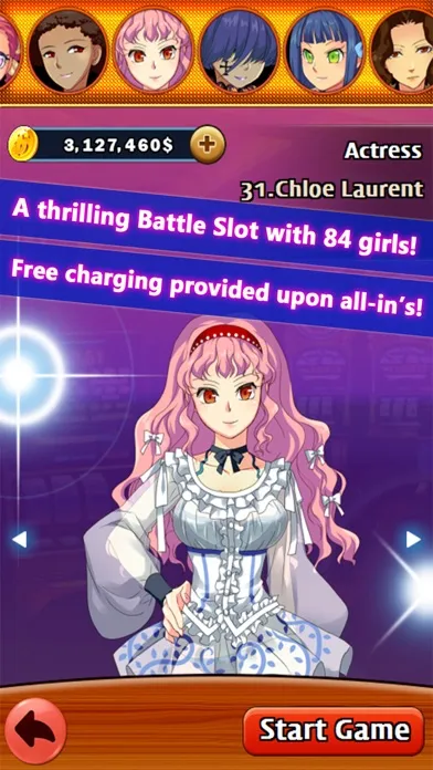 Zrzuty ekranu Battle Girl Slots
