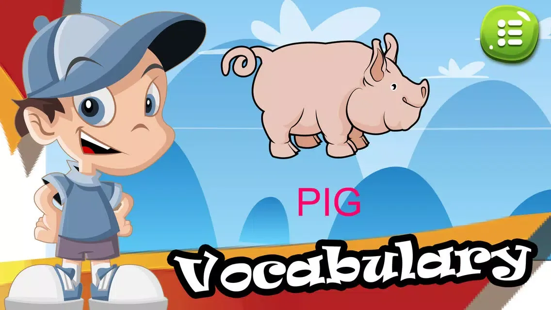 ABC animal flashcards alphabet スクリーンショット