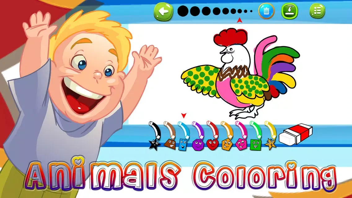 ABC animal flashcards alphabet スクリーンショット