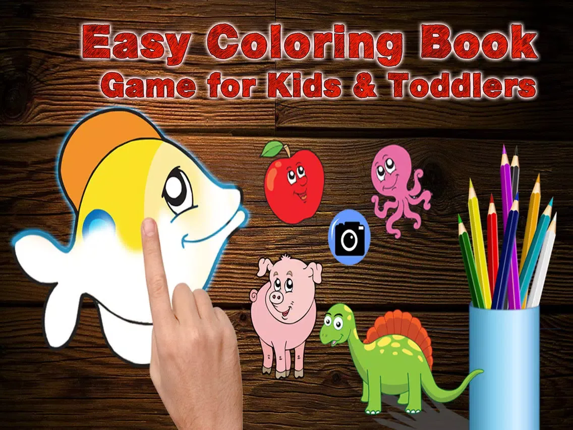 ภาพหน้าจอของ Coloring page funny for kids (coloring is fun) iPad 