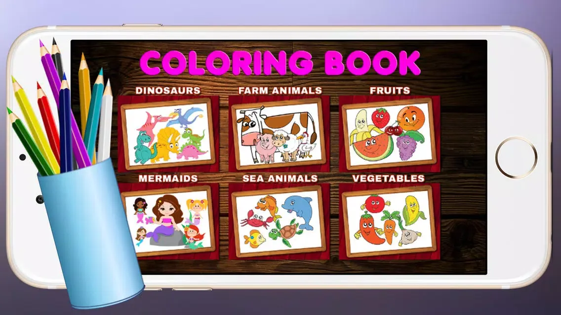 ภาพหน้าจอของ Coloring page funny for kids (coloring is fun)