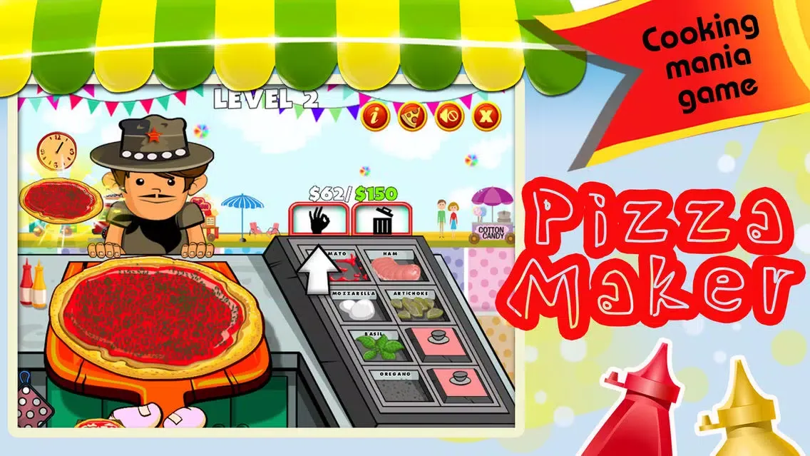 Fun Cooking Mania Pizza Hunger Screenshots