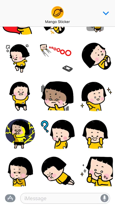 MiM animated - Mango Sticker স্ক্রিনশট